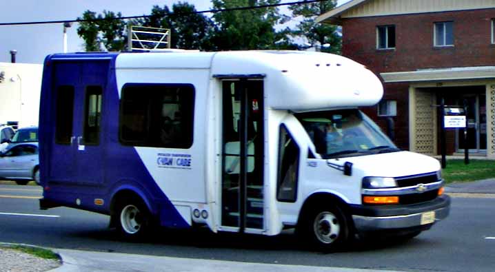 GRTC Chevrolet paratransit 1428